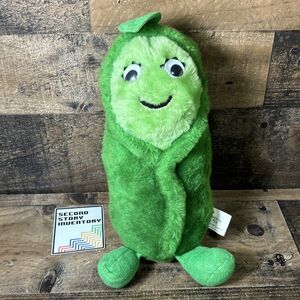 Vtg 1982 Del Monte Green Sweetie Pea Country Yumkin Toy Plush Advertising 12"